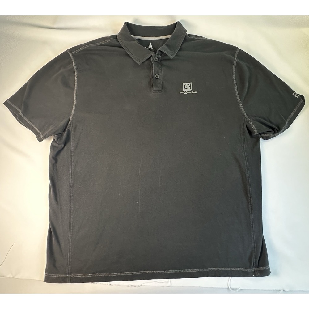 Disney Parks Mickey‎ Mouse Polo Shirt Men's Size Large 2XL Fantasia Logo Tee